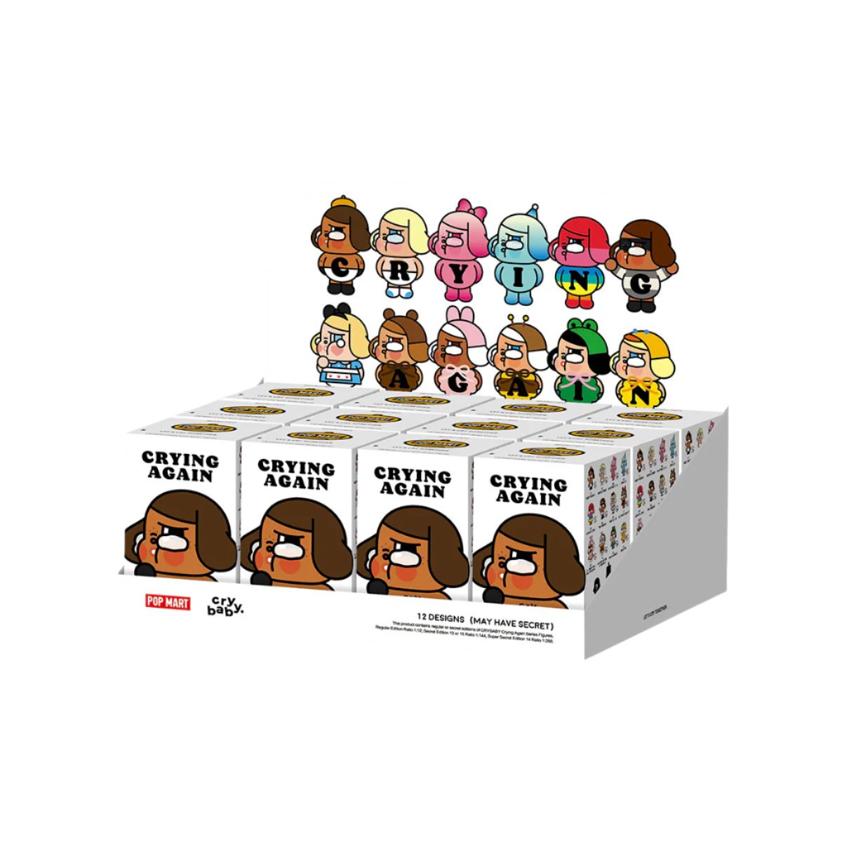 POP MART CRYBABY Crying Again Series Figures Blind Box (Sold per