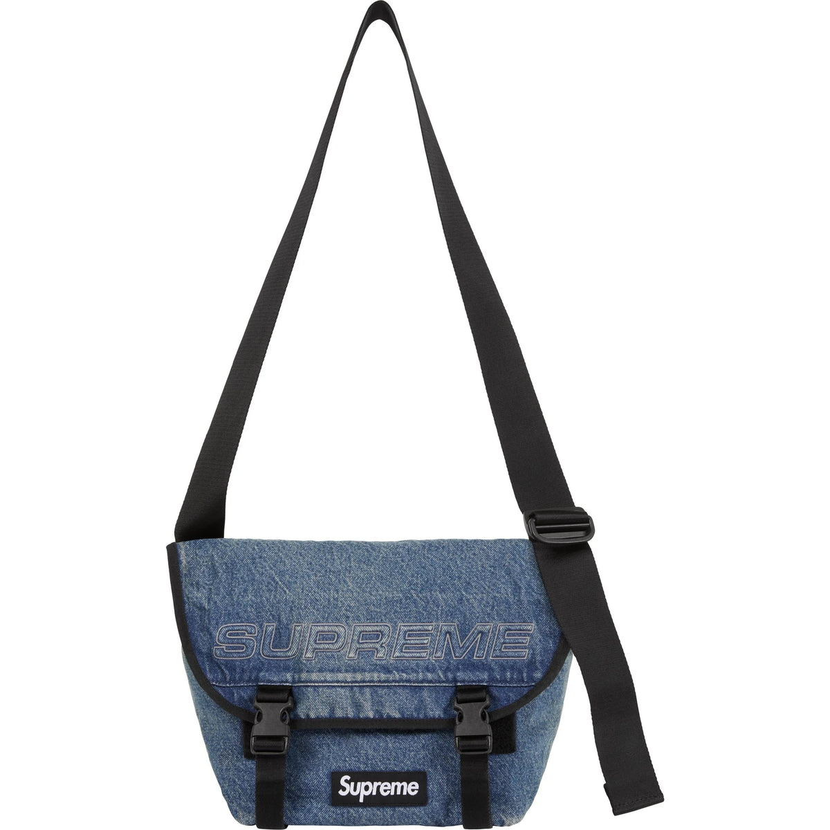 バッグ Supreme Denim Shoulder Bag Washed Indigo Supreme Denim Shoulder Bag Washed Indigo - FW25 - US