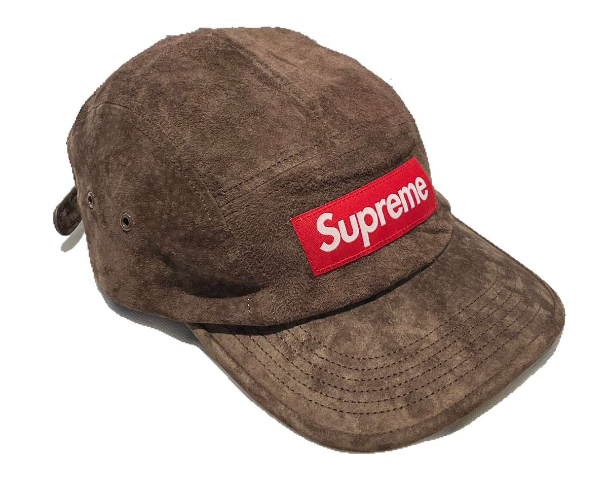 Supreme Suede Camp Cap Brown