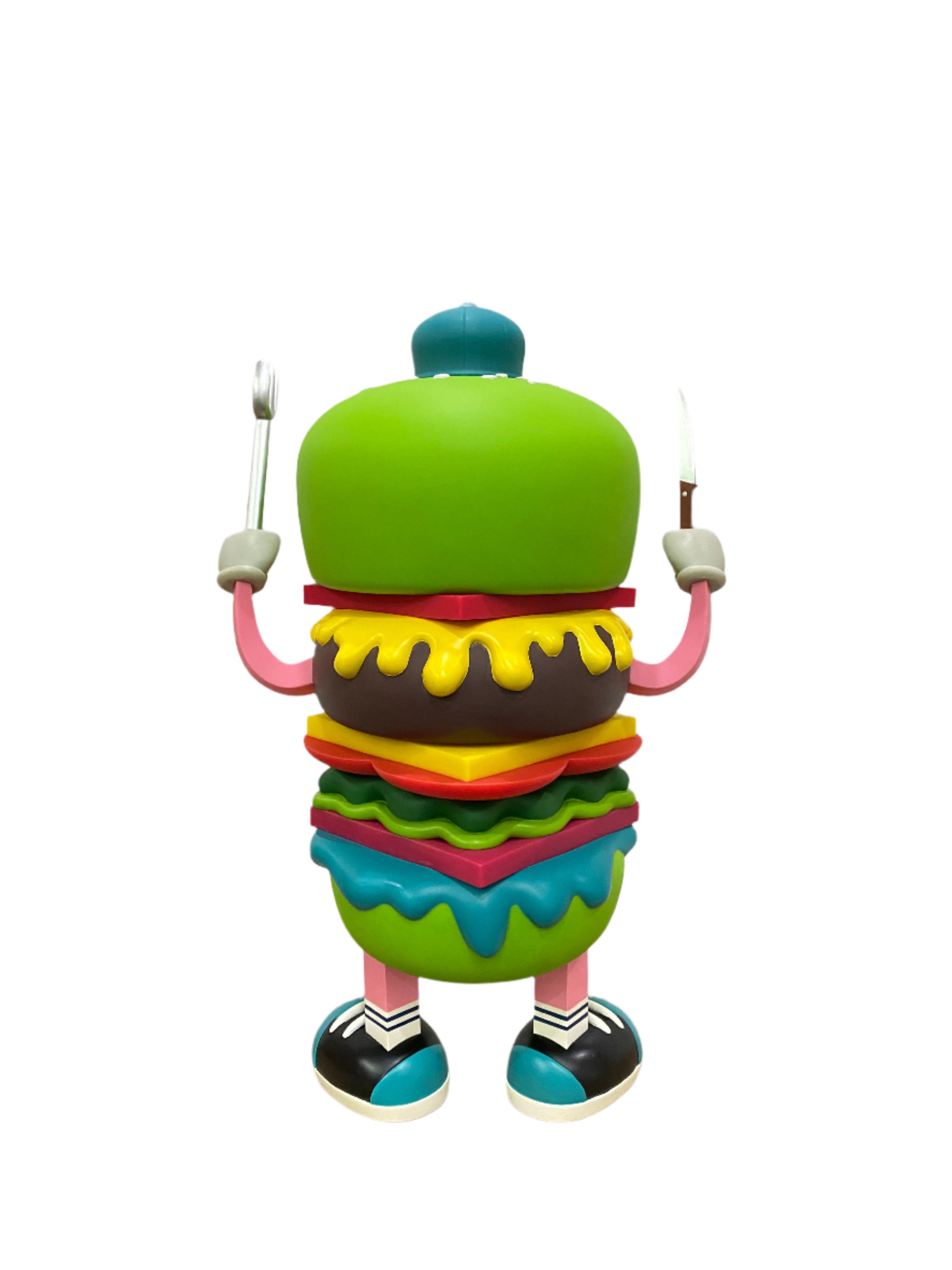 The Burgy (Green) by Christian Tamondong x Secret Fresh Gallery x ToyQube