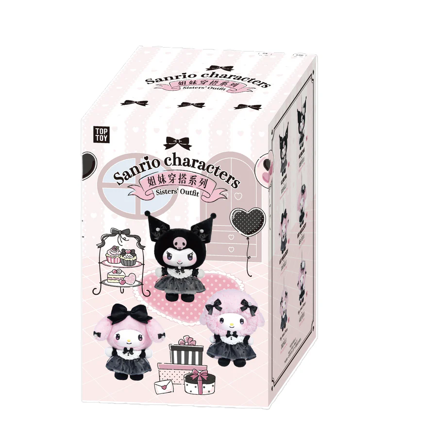 TOP TOY - Sanrio Characters Sisters' Outfit Series Vinyl Plush Blind Box (Sold per piece)