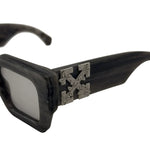 Load image into Gallery viewer, OFF-WHITE Catalina Rectangular Frame Sunglasses Light Grey/Light Grey/White (Pre-owned)
