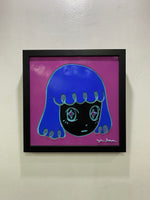 Load image into Gallery viewer, Yeo Kaa TILES Girl on the bricks Deep purple
