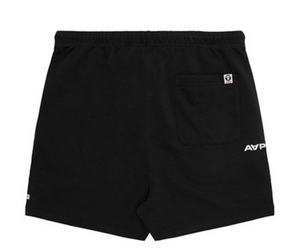 AAPE NOW SWEAT SHORTS BLACK AAPSPM6952XXK
