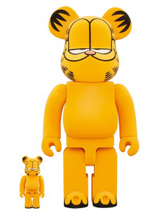 Bearbrick x Garfield Flocky Ver. 100% & 400% Set