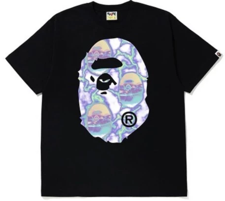 Bape Lightning By Bathing tee