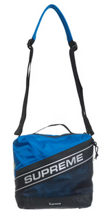 Load image into Gallery viewer, Supreme Logo Shoulder Bag Blue x-pac
