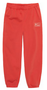 Load image into Gallery viewer, Stussy x Nike Pigment Dyed Fleece Sweatpants Habanero Red
