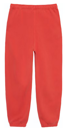 Stussy x Nike Pigment Dyed Fleece Sweatpants Habanero Red