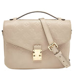 Load image into Gallery viewer, Louis Vuitton Tourterelle Monogram Empreinte Leather Pochette Metis Bag
