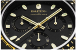 Load image into Gallery viewer, BAPE Type 4 BAPEX Watch Black/Gold
