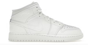 Jordan 1 Mid Triple White (2023) (GS)