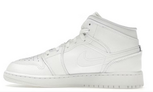 Jordan 1 Mid Triple White (2023) (GS)