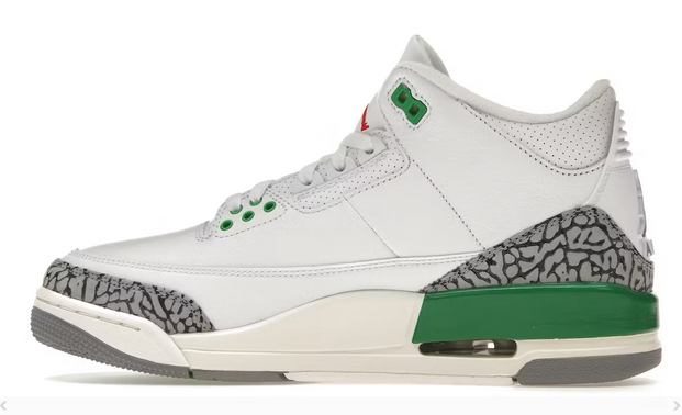 Jordan 3 Retro Lucky Green (Women's)