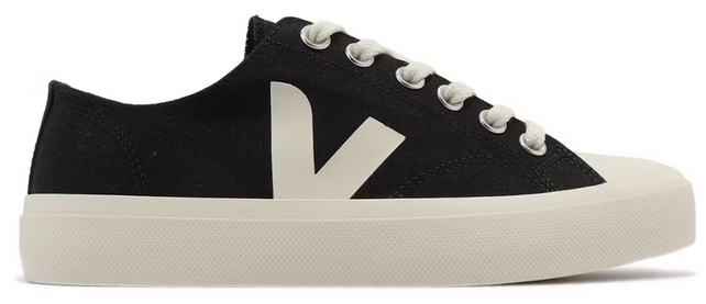 Veja Wata II Low Canvas Black Pierre