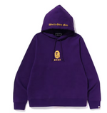 Load image into Gallery viewer, BAPE A Bathing Ape Pullover Hoodie Purple

