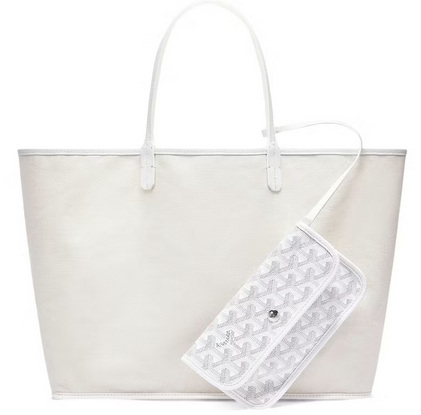 Goyard Saint Louis Tote PM White