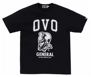 BAPE x OVO General Tee Black