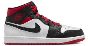 Jordan 1 Mid BLACK/RED/WHITE