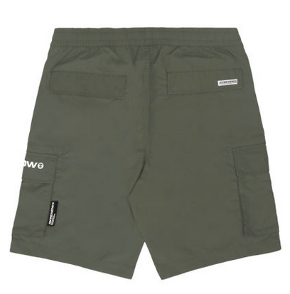 AAPE Moonface relaxed cargo shorts Army Green