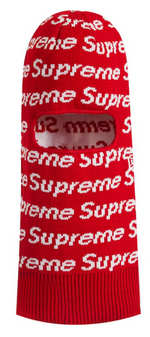 Load image into Gallery viewer, Supreme New Era Repeat Balaclava Red
