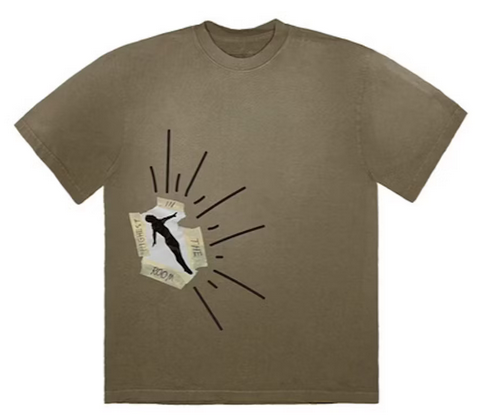 Travis Scott Highest In The Room Dive T Shirt Olive