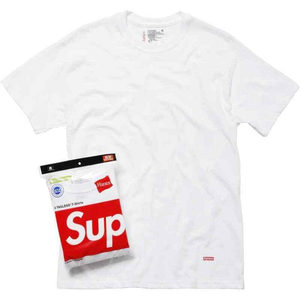 Supreme Hanes Tagless Tees (3 Pack)White