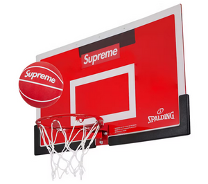 Supreme Spalding Mini Basketball Hoop Red