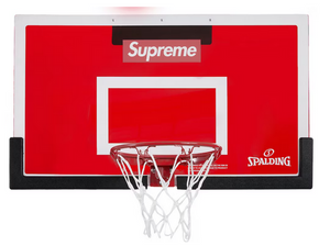 Supreme Spalding Mini Basketball Hoop Red