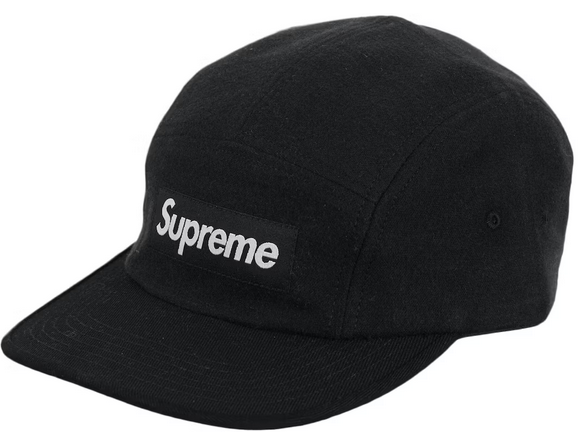 Supreme 2-Tone Camp Cap (FW23) Black