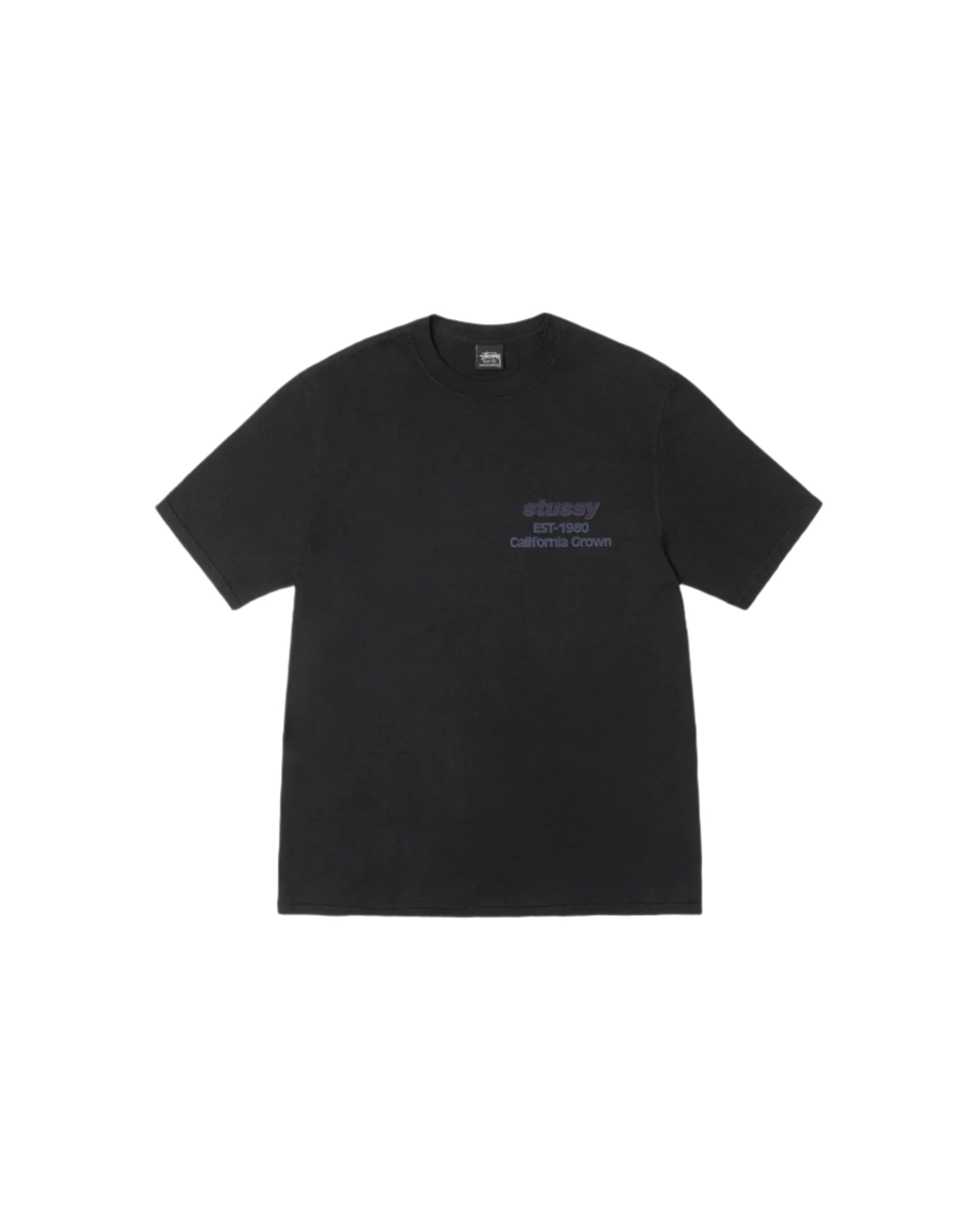 Stussy California Grown Tee Black Pigment Dyed