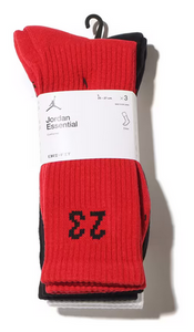 JORDAN ESSENTIALS CREW SOCKS (3 PAIRS)