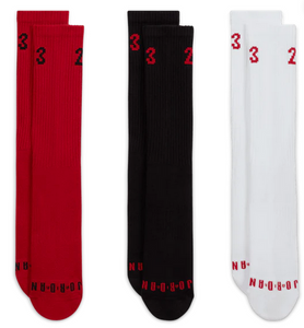 JORDAN ESSENTIALS CREW SOCKS (3 PAIRS)