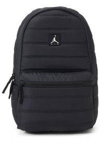 JORDAN QUILTED BACKPACK BLACK