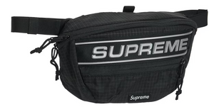 Supreme Logo Waist Bag Black