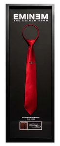 Eminem The Enimem Show Framed Shady Red Tie (Signed) Ed. 150