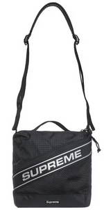 Load image into Gallery viewer, Supreme Logo Shoulder Bag Black x-pac
