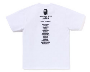 BAPE Japan Ape Head Tee White