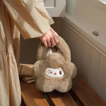 Load image into Gallery viewer, Labubu THE MONSTERS Classic Series-Plush Flower Bag (Brown)
