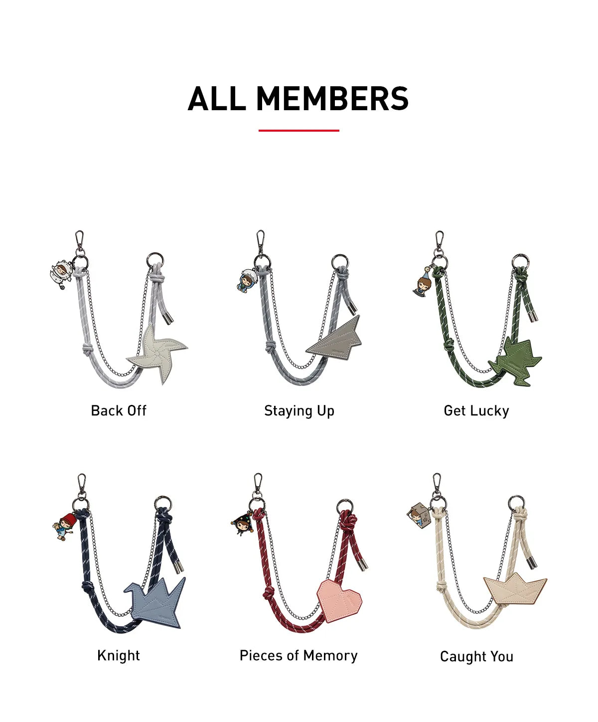 Popmart Hirono Echo Series - Pendant Chain Blind Box (Sold per piece)