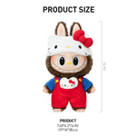 Load image into Gallery viewer, Popmart The Monsters × Hello Kitty Vinyl Plush Doll
