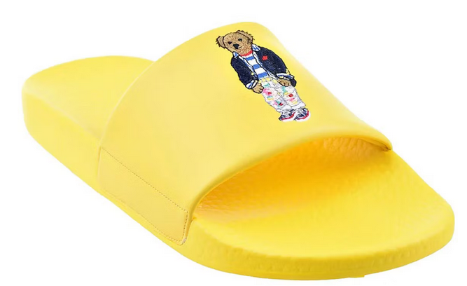 Polo Ralph Lauren Polo Bear Slide Yellow