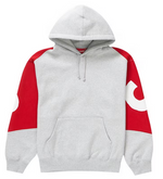 Load image into Gallery viewer, Supreme Big Logo Jacquard Hooded Sweatshirt Heather Grey
