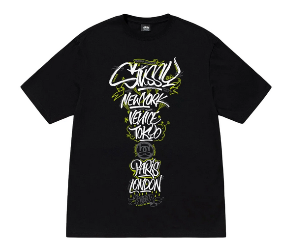 STUSSY Bxr 8 Handstyles Tee