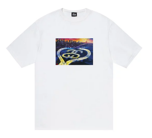 Stussy SS Highway Tee White