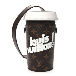 LOUIS VUITTON 
Monogram Calfskin Everyday LV Coffee Cup Pouch (Pre-owned)