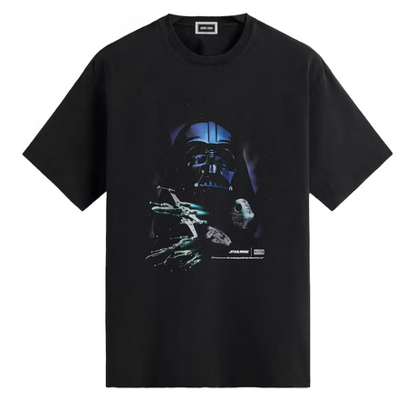Kith x STAR WARS Darth Vader Space Poster Vintage Tee Black PH