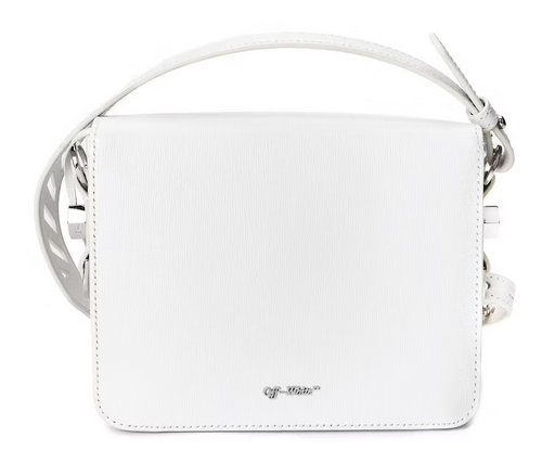 OFF-WHITE White Diag Flap Bag White