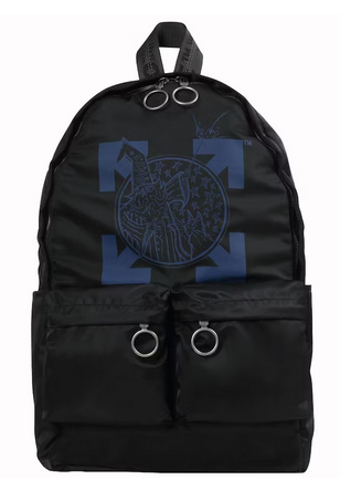 OFF-WHITE Backpack Wizard Black Blue