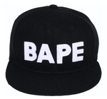 Load image into Gallery viewer, BAPE Patch Snapback Cap Black
